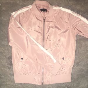 Juniors blush windbreaker jacket